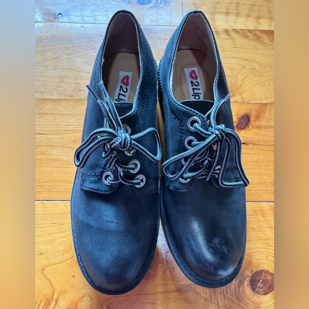 2 Lips Too Black Platform Shoes